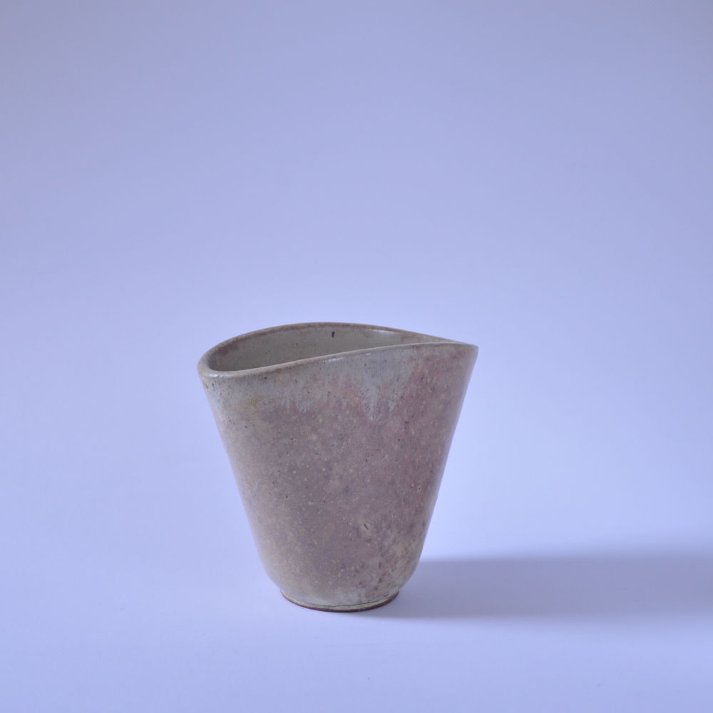 Gerhard MEISEL (* 1903, † 1979) – Rosa ovale Vase - Studiokeramik