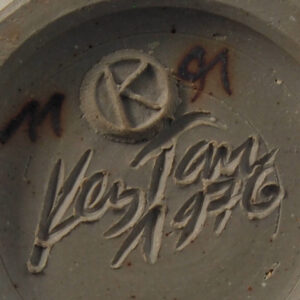 Keramik Marke von Horst Kerstan: K im Kreis.