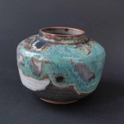 Josef HEHL (* 1885, † 1953) - Vase aus Keramik mit Laufglasur - Studiokeramik – Bild 2