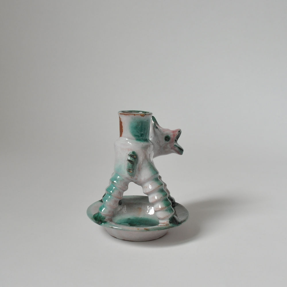 Walter RHAUE (* 1885, † 1959) – Groteskes Wesen - Streichholzhalter - Studiokeramik – Bild 2