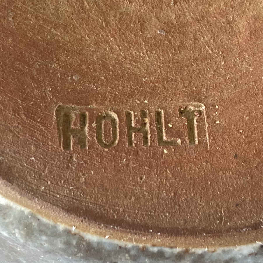 Marque de cerámique de Albrecht Hohlt: VHOHLT (utilisée entre 1955 et 1960)