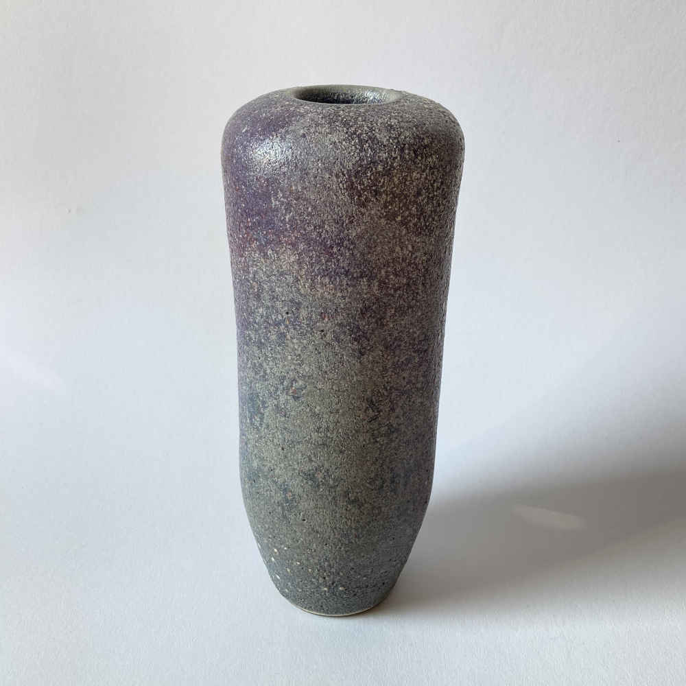 Albrecht HOHLT (* 1928, † 1960) - Vaso in ceramica giallo, viola, blu - immagine 5