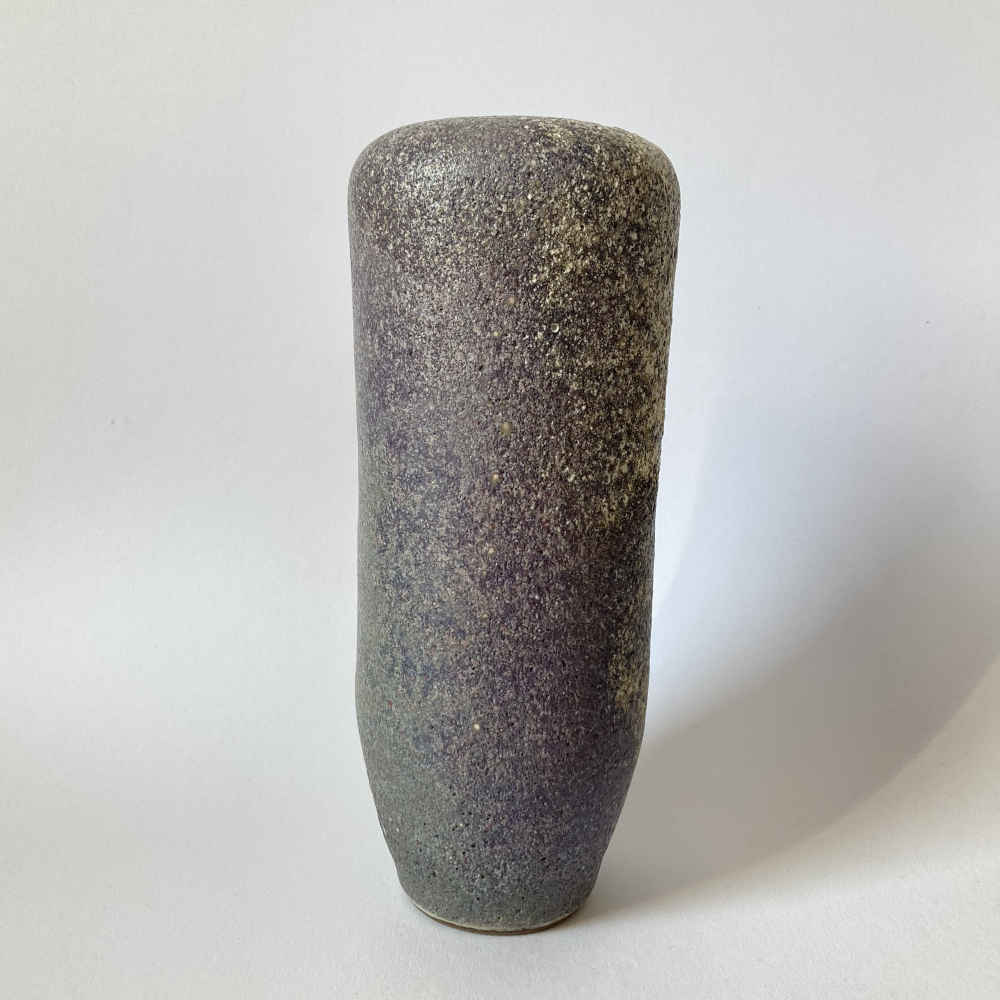 Albrecht HOHLT (* 1928, † 1960) - Vaso in ceramica giallo, viola, blu - immagine 6