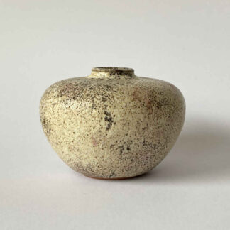 Albrecht HOHLT (* 1928, † 1960) [attribuito] - Vaso con smalto tipo lavico con aree rosa - Studio Ceramica