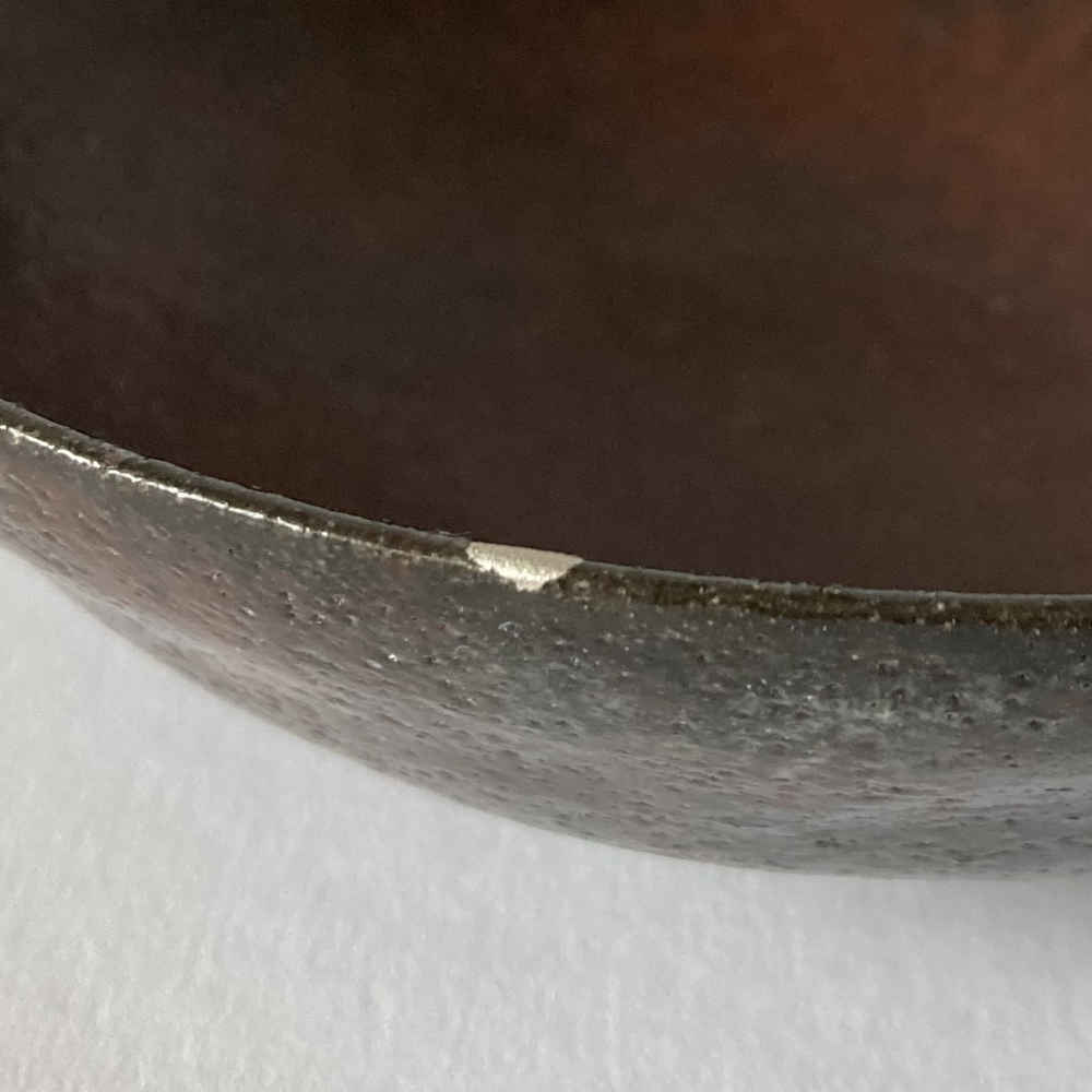 Albrecht HOHLT (* 1928, † 1960) – Keramik-Schale mit Gintsugi-Restaurierung – Bild 5