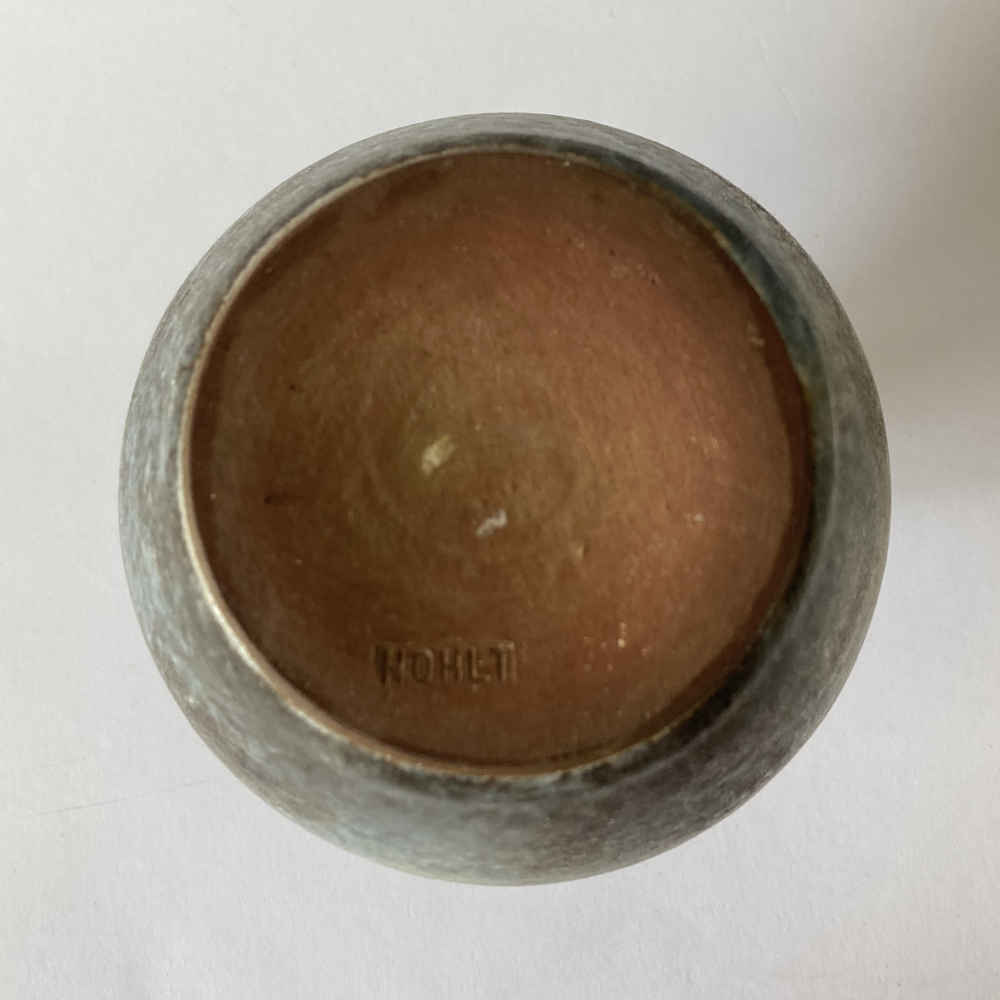 Albrecht HOHLT (* 1928, † 1960) – Vase mit Blau - Studiokeramik – Bild 8