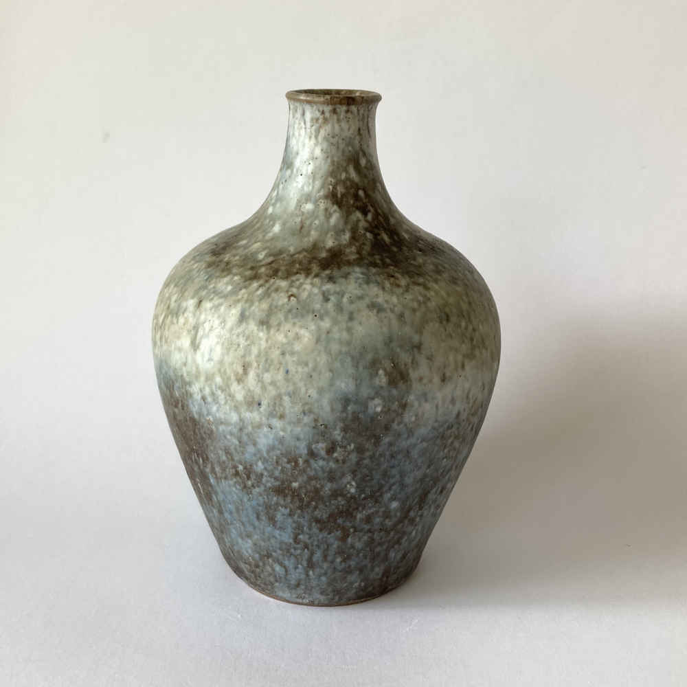 Albrecht HOHLT (* 1928, † 1960) – Vase mit Blau - Studiokeramik – Bild 3
