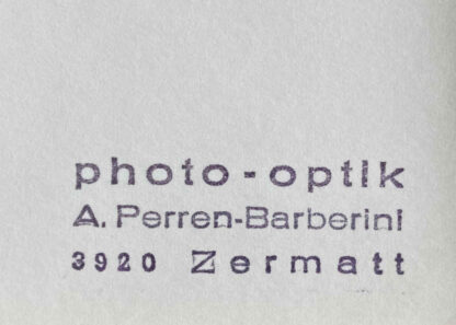 Alfred PERREN-BARBERINI (* 1896, † 1967) - Vue sur le Cervin depuis forêt d'aroles de Riffelalp - Photographie – Image 4