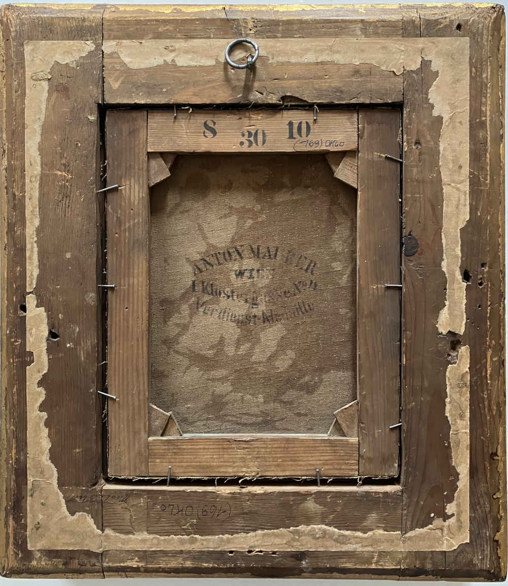 Anna BAAR-PLOMMER (* 1836, † 1890) – Ruisseau de montagne – Peinture à l'huile – Image 4