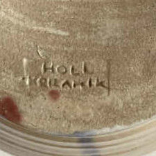 Marca de cerámica de Arnulf Holl: HOLL KERAMIK: