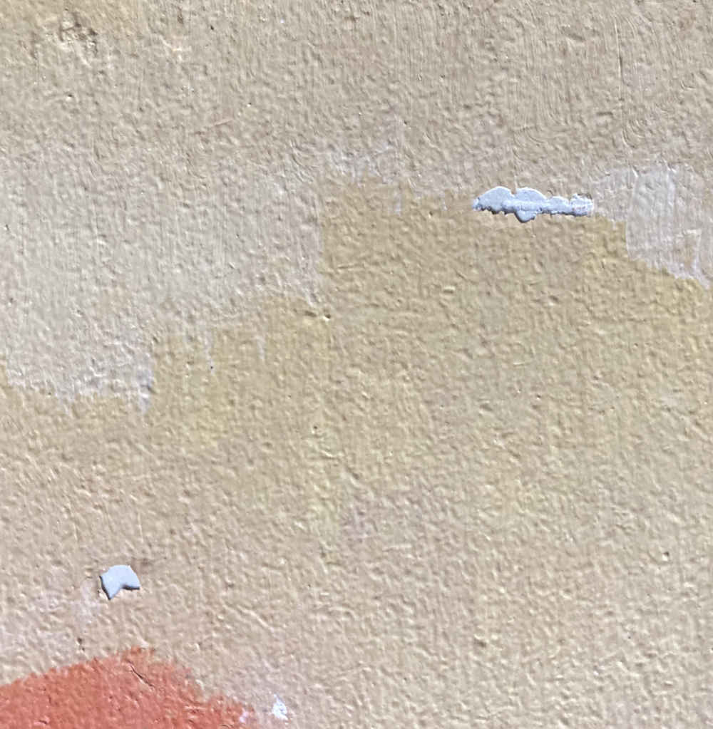 Arte naïf – Paesaggio invernale con slitta trainata da cavalli – Dipinto su porta dell'armadio - immagine 4