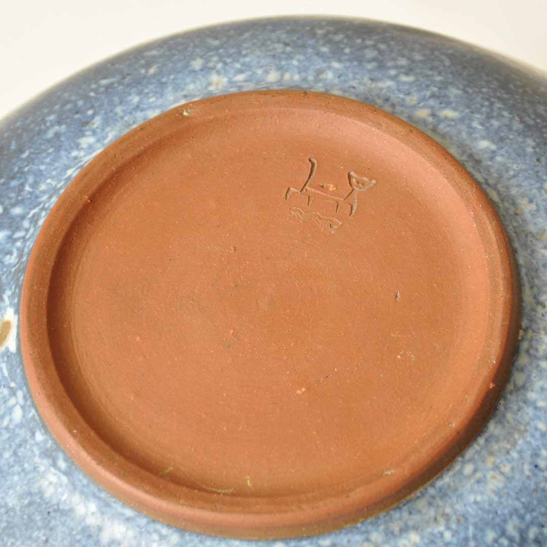 Atelier HOHLT - Grand bol bleu - poterie d'atelier – Image 6