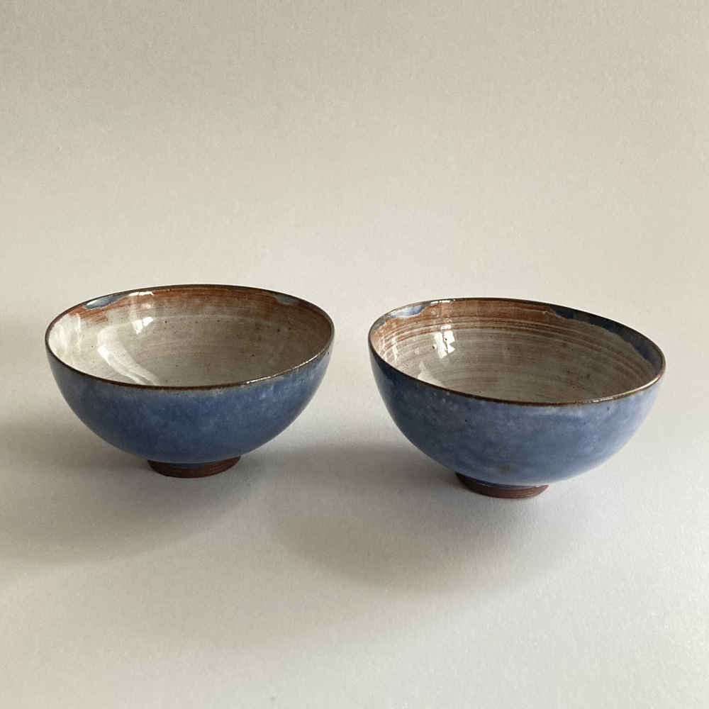 Atelier HOHLT - Deux coupes avec Lindig-émail - poterie d'atelier