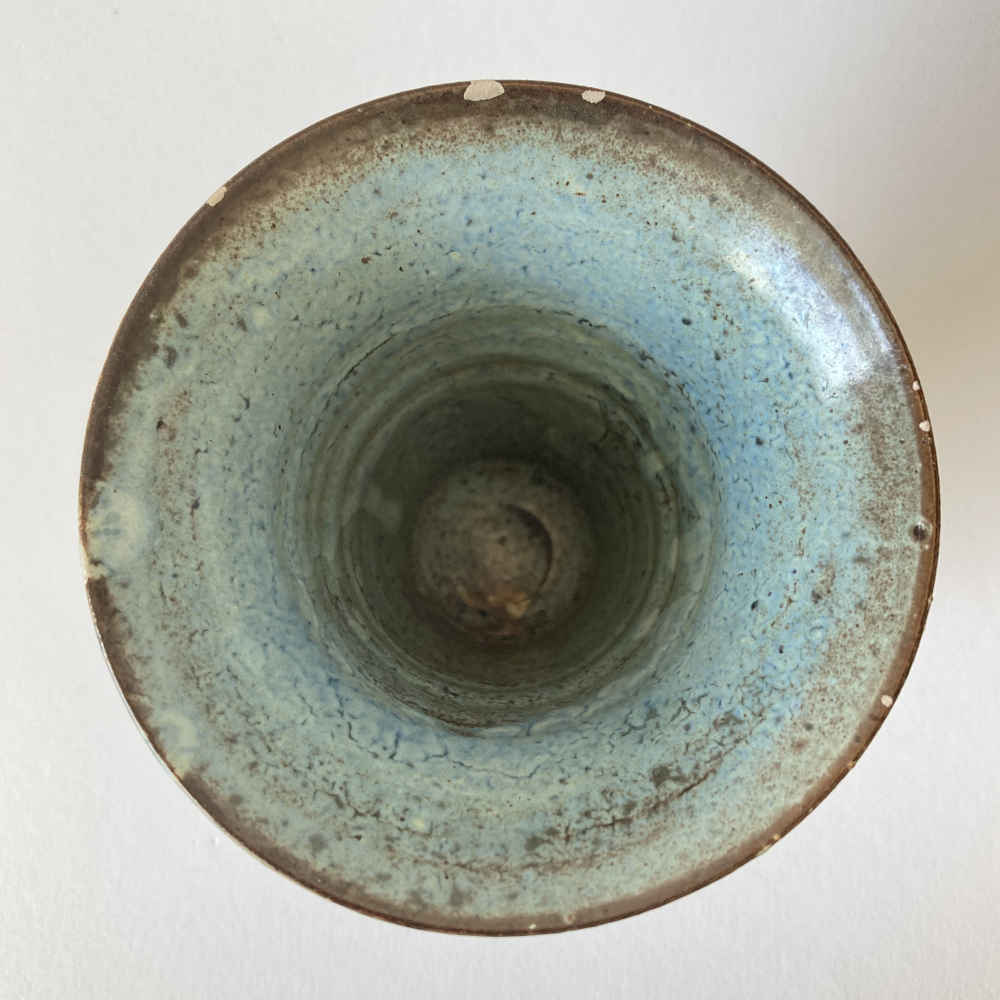 Auguste PAPENDIECK (* 1873, † 1950) - Vase mit Gintsugi-Reparatur - Studiokeramik – Bild 7