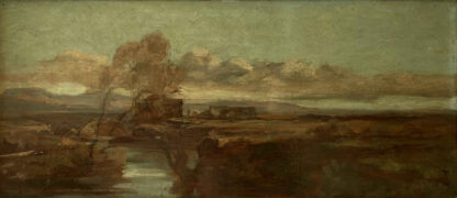 Barthélemy MENN (* 1815, † 1893) - Flusslandschaft - Ölgemälde