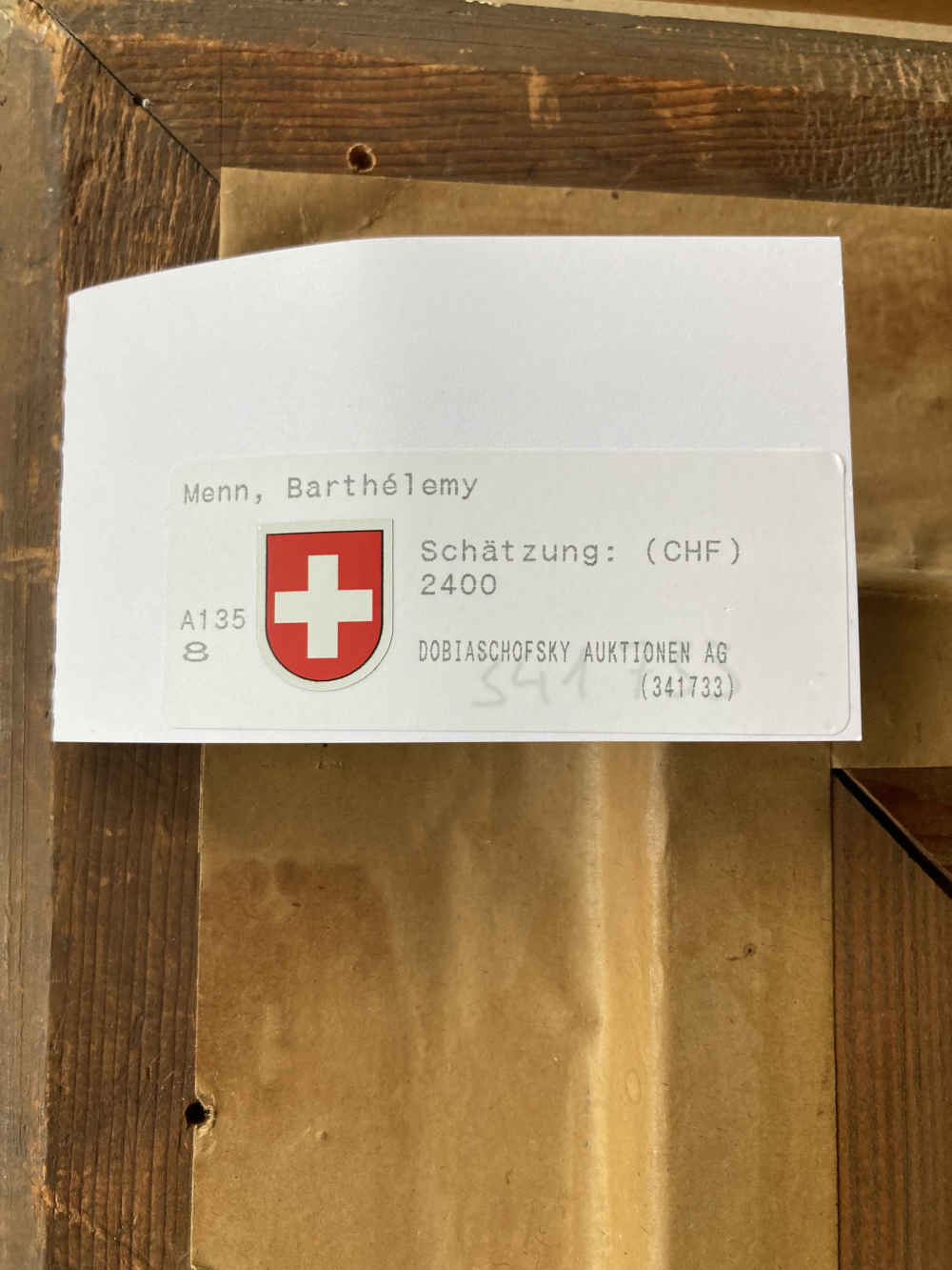 Barthélemy MENN (* 1815, † 1893) - Paysage - Peinture à l'huile – Image 5