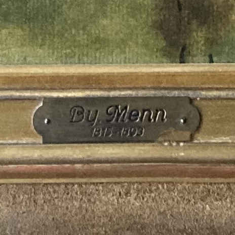 Barthélemy MENN (* 1815, † 1893) - Paysage - Peinture à l'huile – Image 3