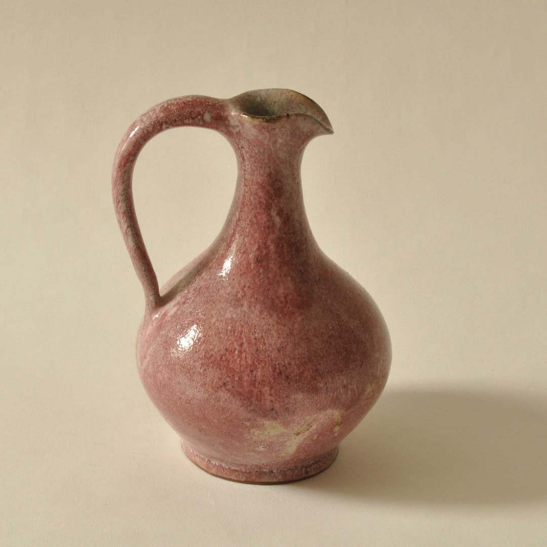 Bottega HOHLT - Piccola brocca rosa - studio ceramica - immagine 3