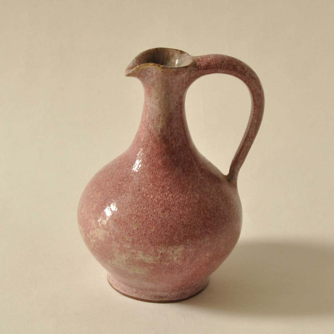 Bottega HOHLT - Piccola brocca rosa - studio ceramica - immagine 5