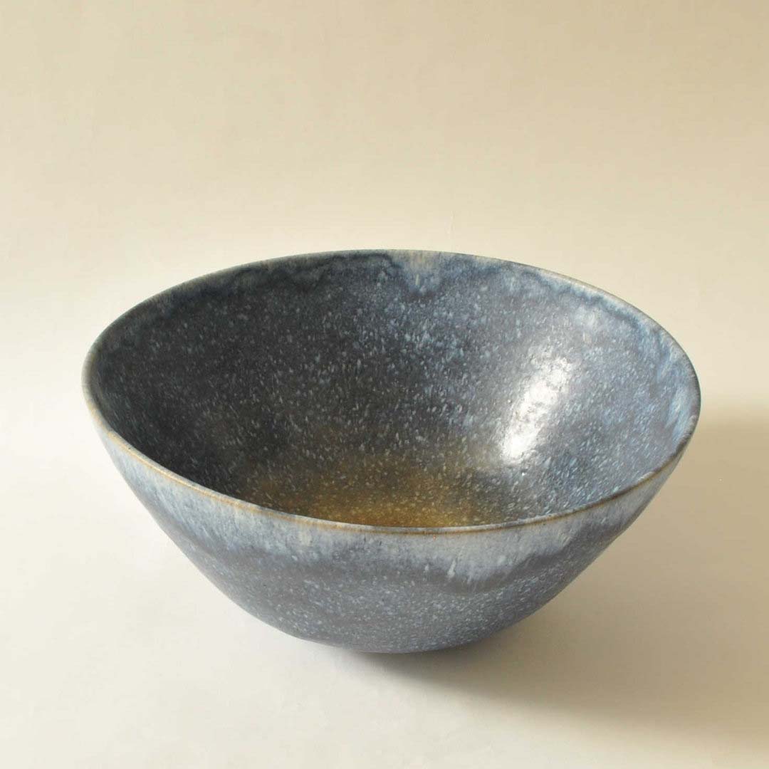 Bottega de HOHLT - Grande ciotola blu - studio ceramica - immagine 2