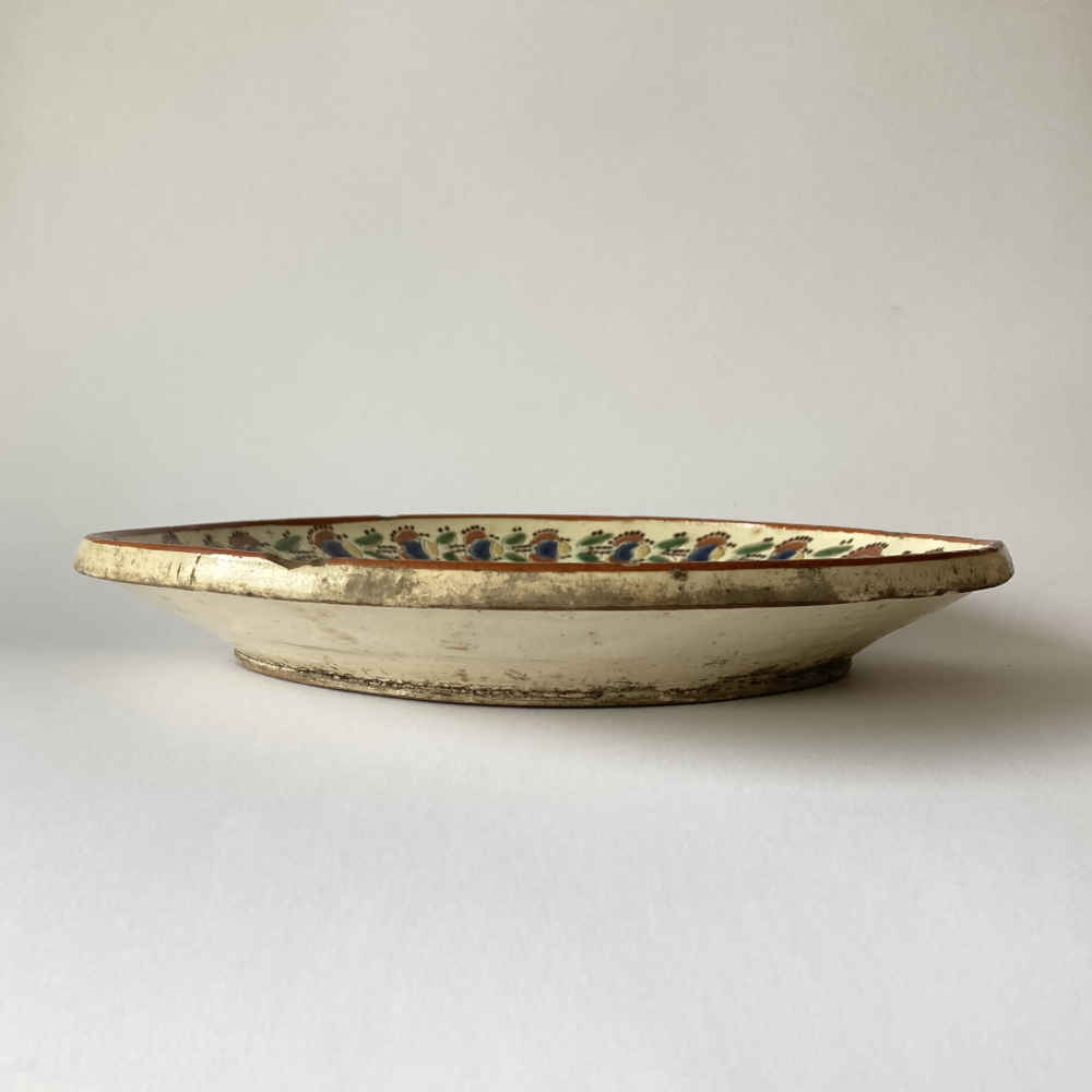 Cerámica estilo Heimberger - Plato con motivo de pájaros - Imagen 3