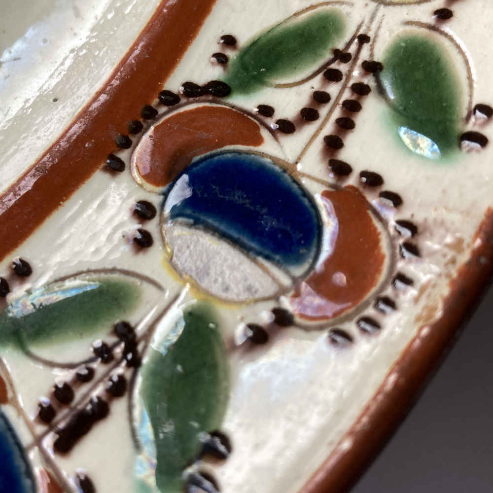 Cerámica estilo Heimberger - Plato con motivo de pájaros - Imagen 9