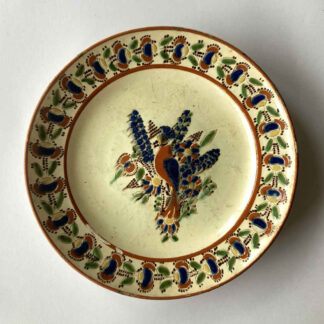 Ceramica Tipo Heimberger - Piatto con motivo di uccello