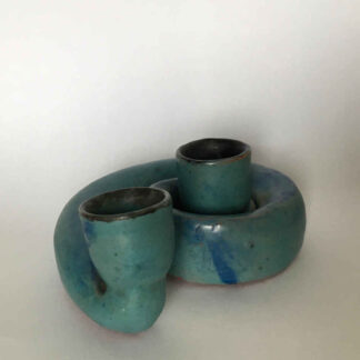 Clary von RUCKTESCHELL-TRUËB (* 1882, † 1969) – Candeliere ceramica - studio ceramica