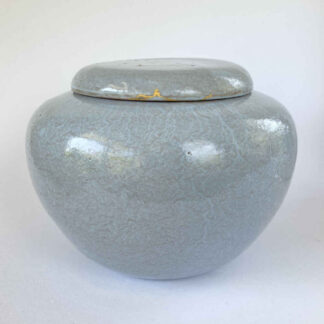 Clary von RUCKTESCHELL-TRUËB (* 1882, † 1969) - Boîte en céramique avec réparation de kintsugi - Céramique d'atelier