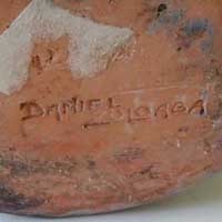 Marca de cerámica de Daniel Zuloaga: DANIEL ZULOAGA.