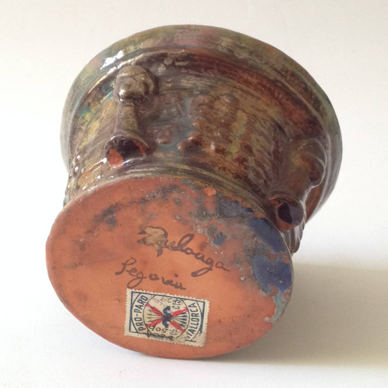 Daniel ZULOAGA (* 1852, † 1921) - Mortar with Abstract Figures - Studio Pottery - Image 3