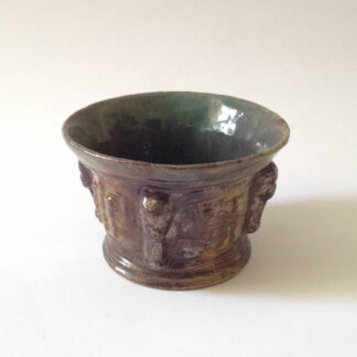 Daniel ZULOAGA (* 1852, † 1921) - Mortar with Abstract Figures - Studio Pottery