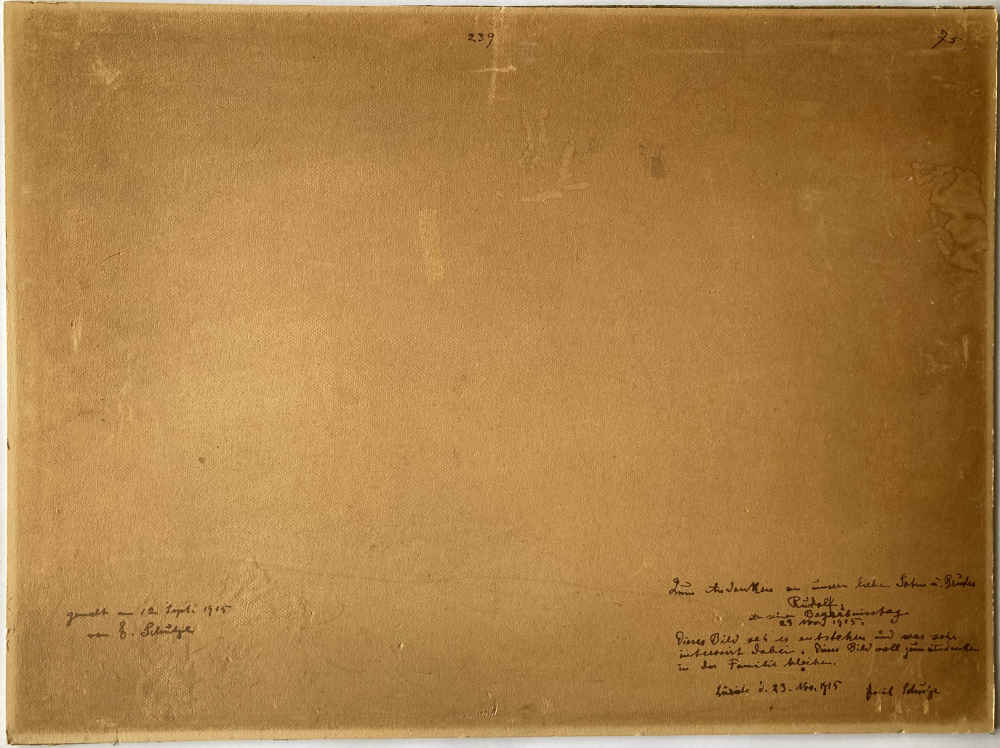 Emil SCHULZE (* 1863, † 1930) - Flusslandschaft - Gemälde – Bild 5