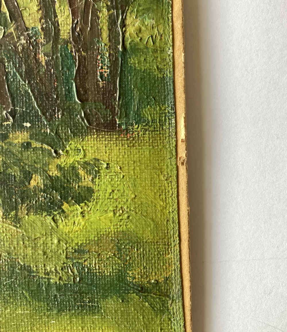 Emil SCHULZE (* 1863, † 1930) - Flusslandschaft - Gemälde – Bild 4