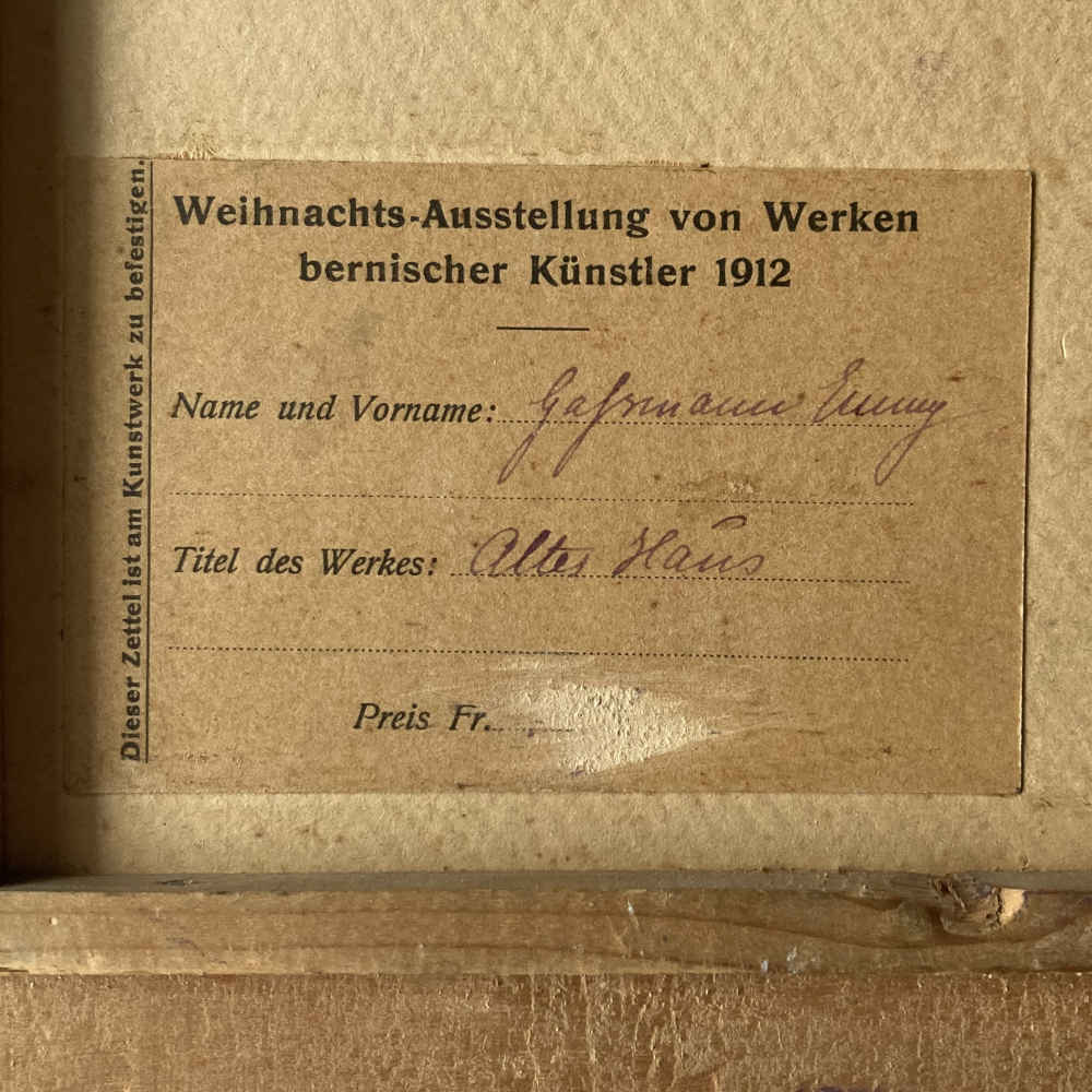 Emmy GASSMANN (* 1879, † 1973) - Casa vieja - Cuadro - Imagen 5