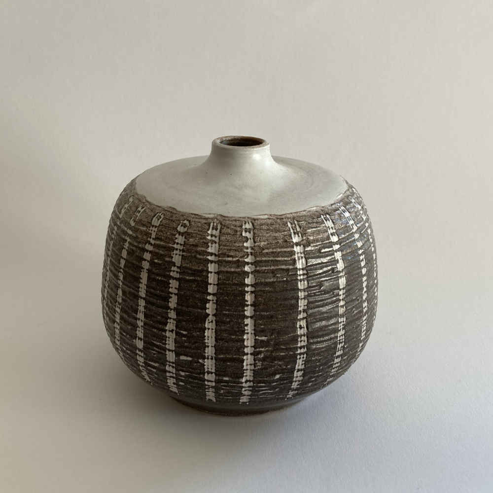 Erhard GOSCHALA (* 1928, † 2003) - Vase in the Shape of a Sea Urchin - Studio Pottery - Image 2