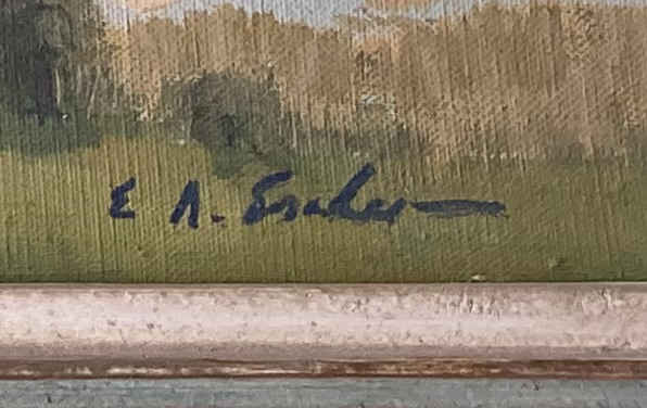 Firma de Ernst Alfred von Escher: E A. Escher.