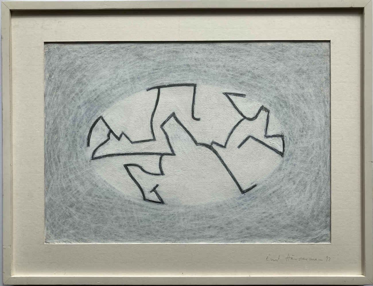 Ernst HÄUSERMANN (* 1947) - Tableau abstrait - Tableau au pastel – Image 2