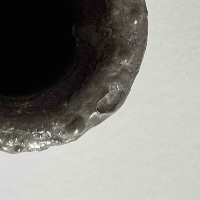 Eugène LION (* 1867, † 1945) - Jarrón morado - cerámica de taller - Imagen 7