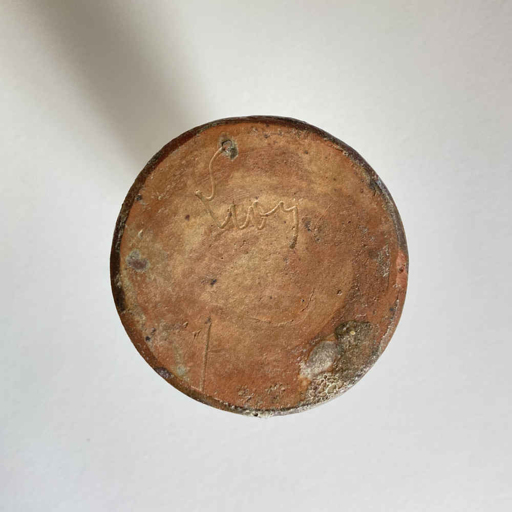 Eugène LION (* 1867, † 1945) - Jarrón morado - cerámica de taller - Imagen 8