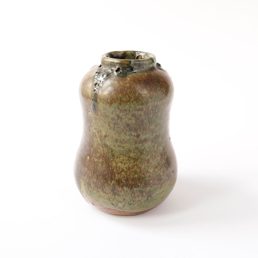 Eugène LION (* 1867, † 1945) - Vase en forme de citrouille de style Art nouveau - poterie d'atelier – Image 3