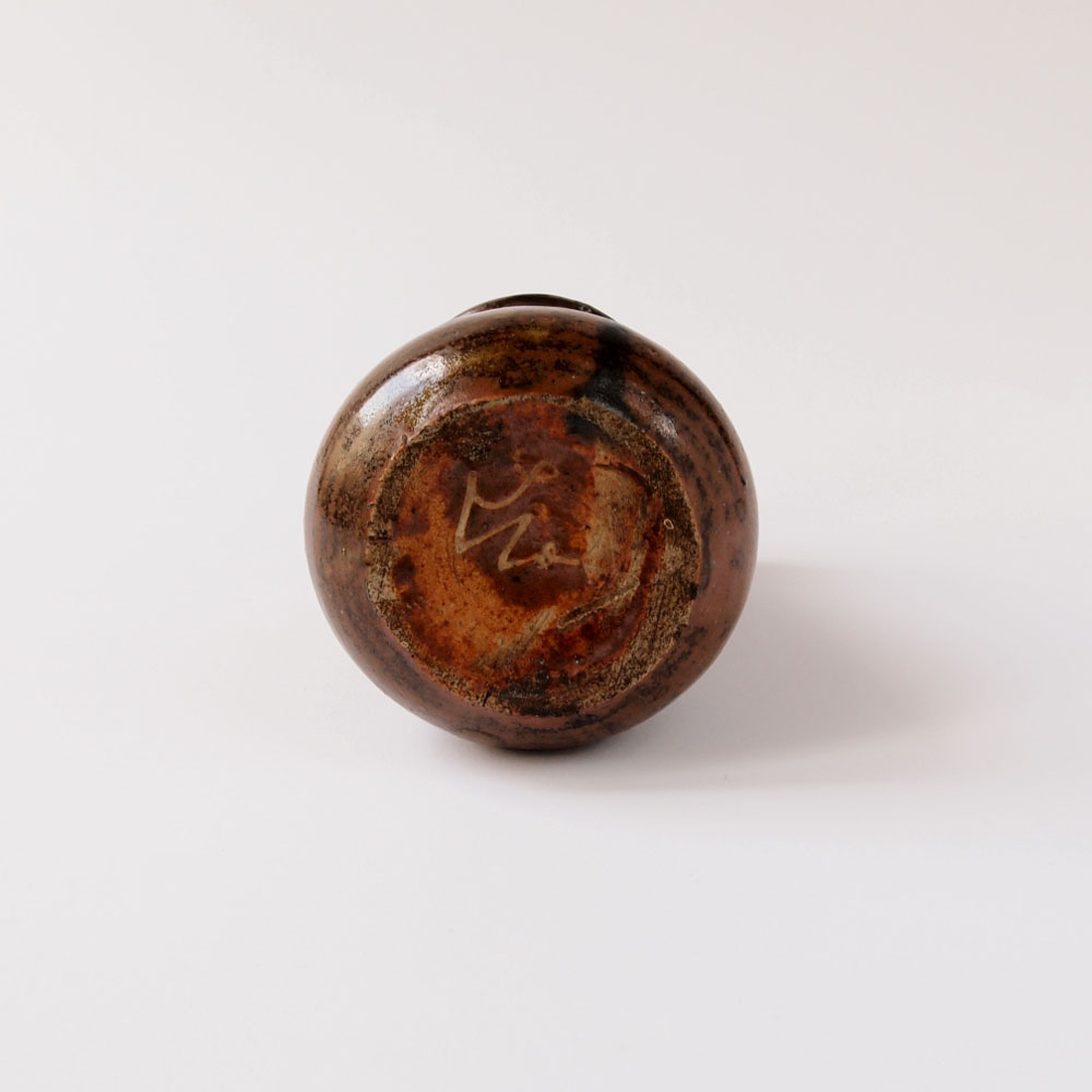Eugène LION (* 1867, † 1945) - Vase de style Tenmoku - poterie d'atelier – Image 6