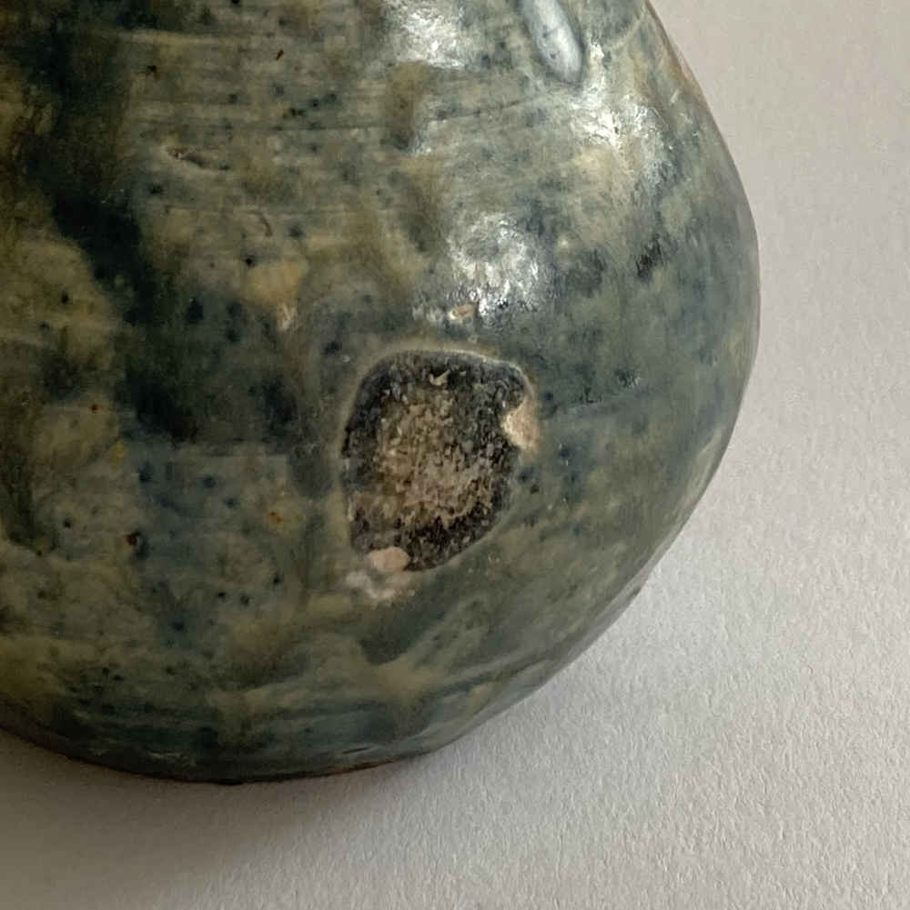 Eugène LION (* 1867, † 1945) - Vase en forme de doubeurre - poterie d'atelier – Image 4