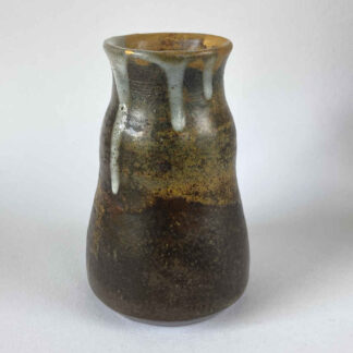 Eugène LION (* 1867, † 1945) - Vase avec réparation de kintsugi - Poterie d'atelier