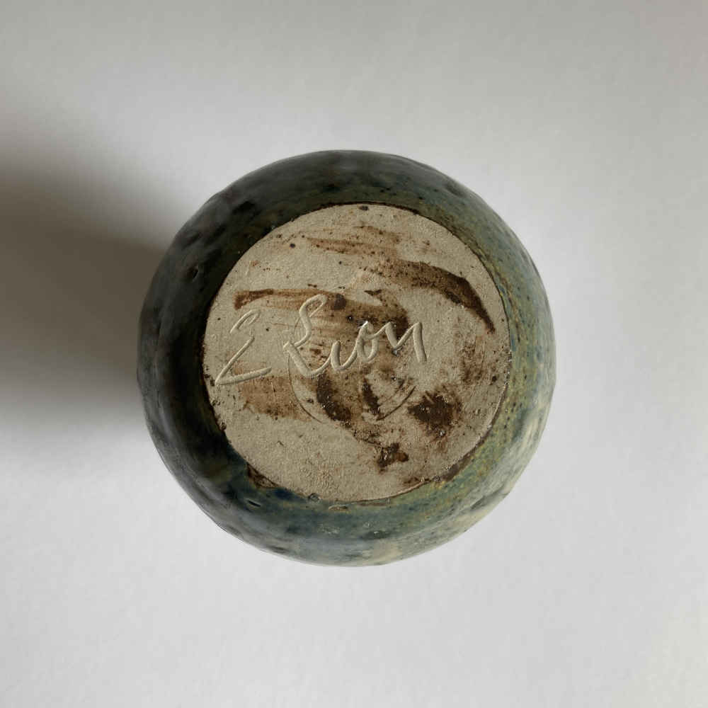 Eugène LION (* 1867, † 1945) - Vase in the Shape of a Butternut Squash - Studio Pottery - Image 5