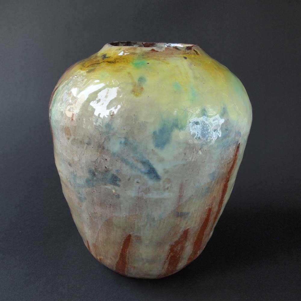 Felicitas KLATTE (* 1891, † 1956) - Vaso costruito - studio ceramica - immagine 2