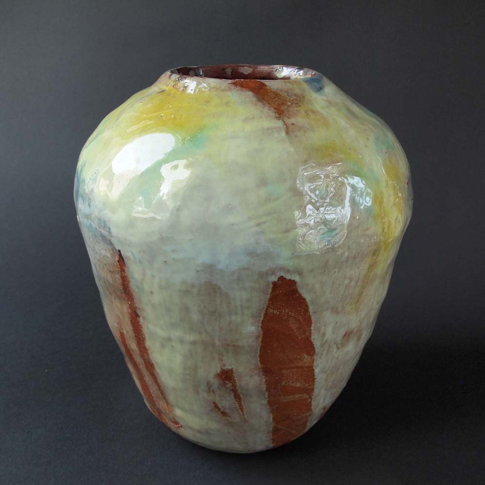 Felicitas KLATTE (* 1891, † 1956) - Vaso costruito - studio ceramica - immagine 3