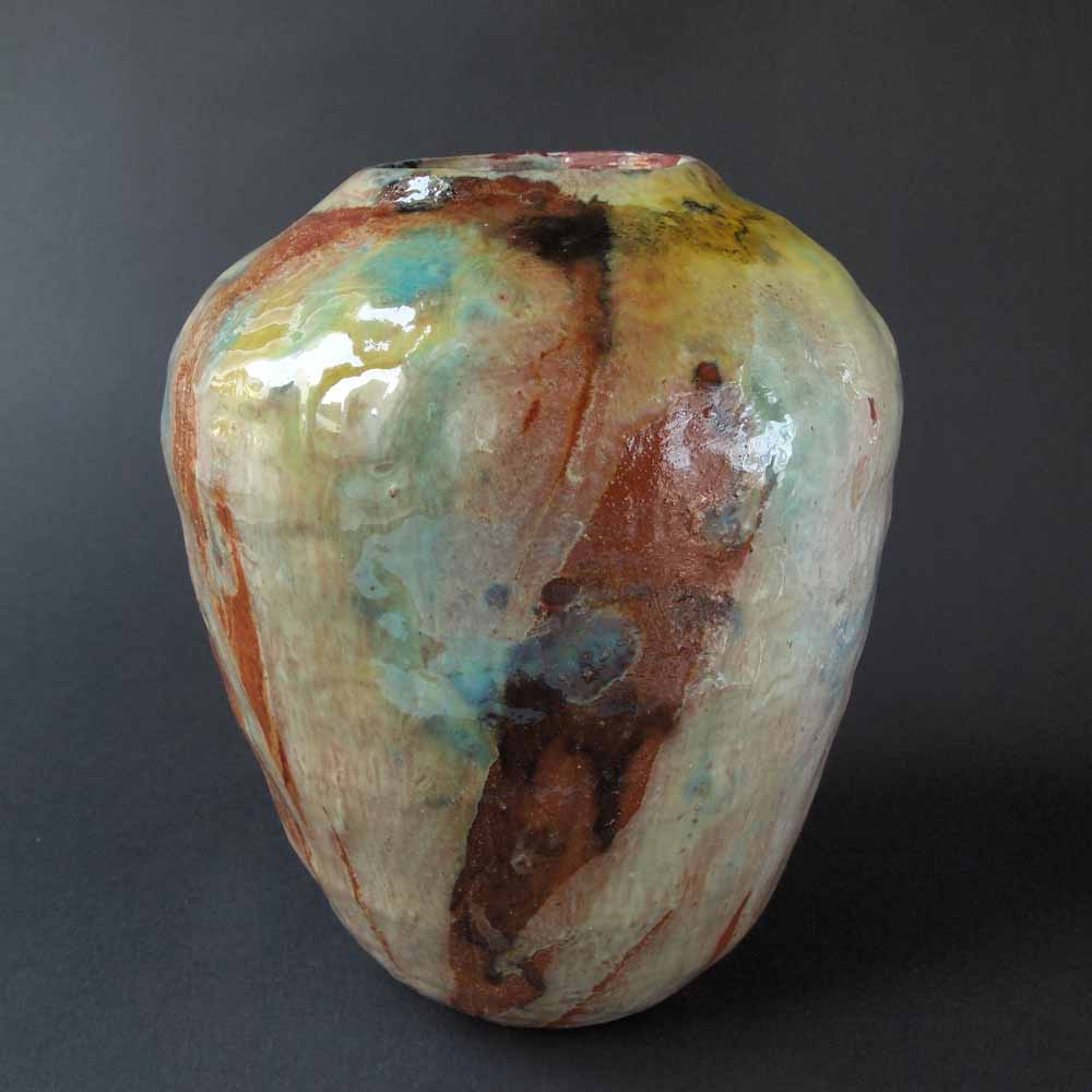 Felicitas KLATTE (* 1891, † 1956) - Built Vase - Studio Pottery