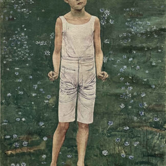 Ferdinand HODLER (* 1853, † 1918) – Niño encantado – Reproducción artística