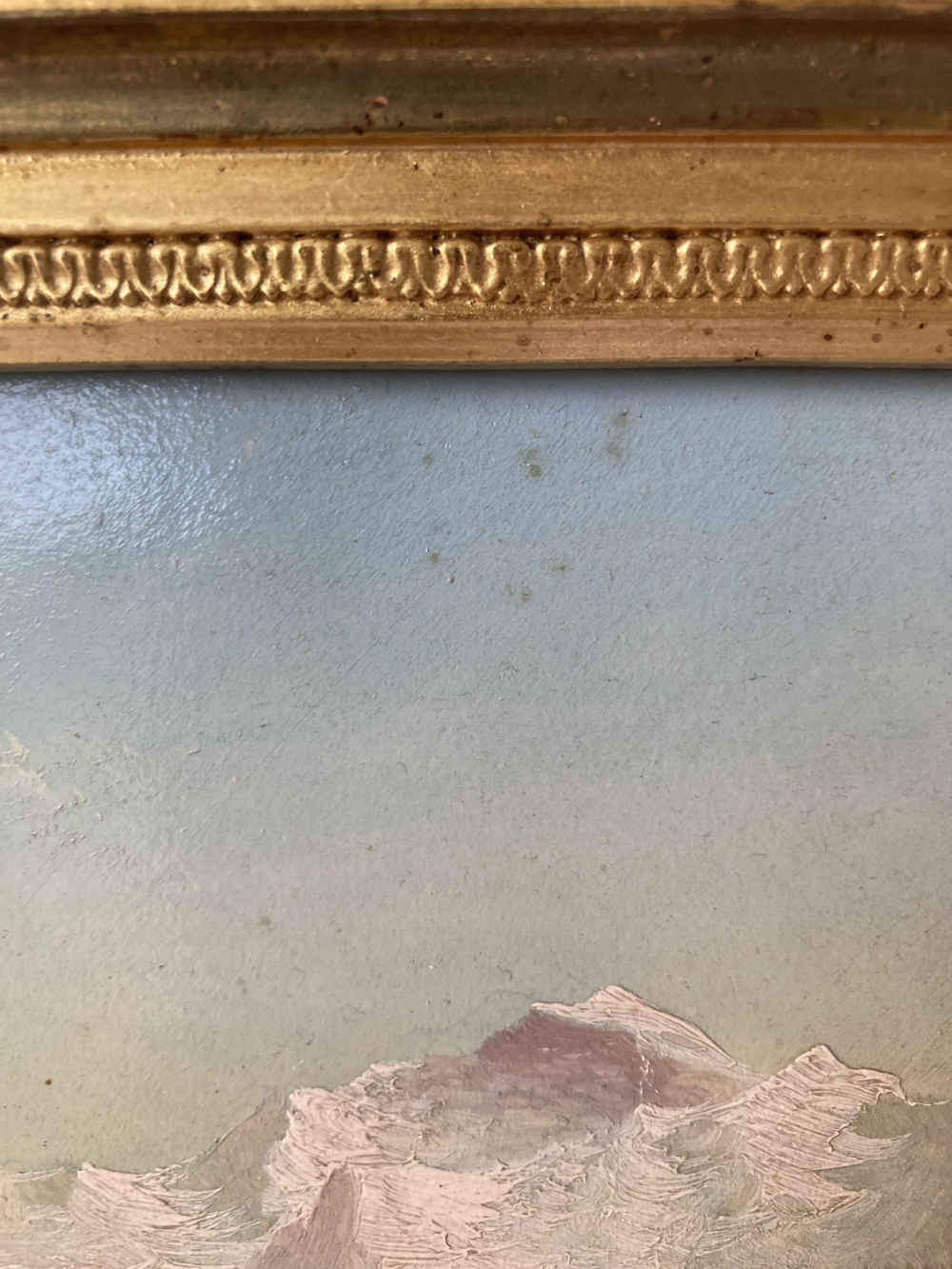 Ferdinand SOMMER (* 1822, † 1901) - Veduta del Eiger, Mönch y Jungfrau - Pintura veduta - Imagen 5